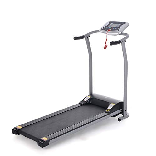 OppsDecor Folding Electric Treadmill Running Machine Power Motorized for Home Gym Exercise Walking Fitness (Silver)