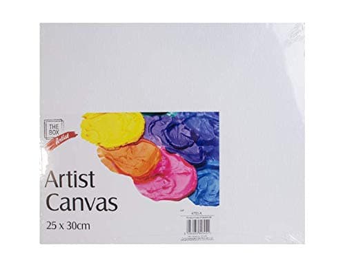 Artist Canvas Panel - 25cm x 30cm (1 Pc.) - Sturdy Construction, Suitable for Oil and Acrylic Paint - Perfect for Creating Masterpieces, Black-style