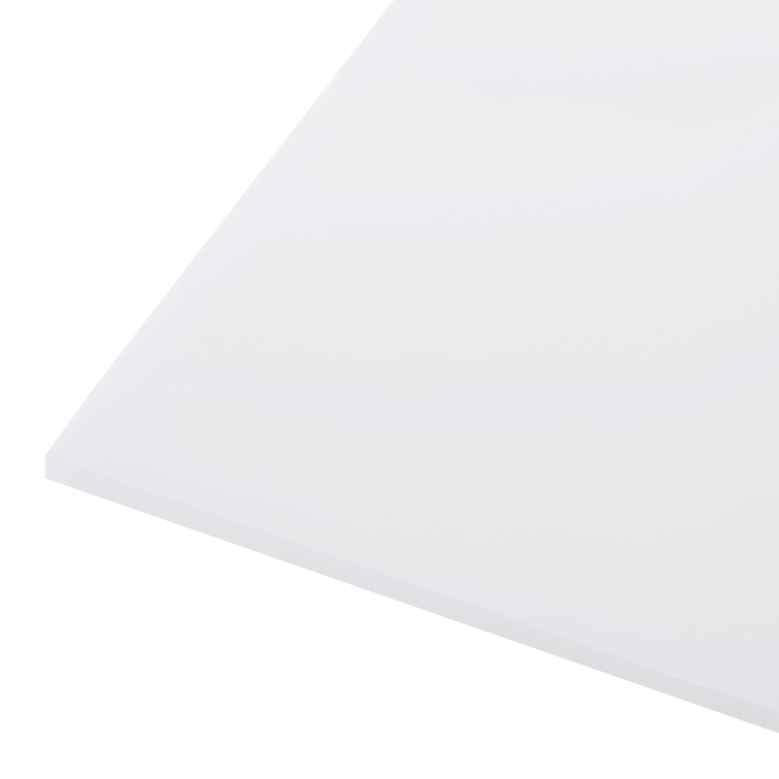 152 x 152 x 3mm HDPE Plastic Sheet, High Density Polyethylene Sheet Cutting Board White Solid Block, [for Marine, DIY, Home Floor]