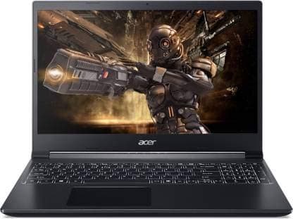 Acer Aspire 7 Intel Core i5 9th Gen 15.6 inches Gaming Laptop (8 GB/512 GB SSD/Windows 10 Home/4 GB NVIDIA GeForce GTX 1650 Ti Graphics/2.15 kg) Charcoal Black, A715-75G-51H8