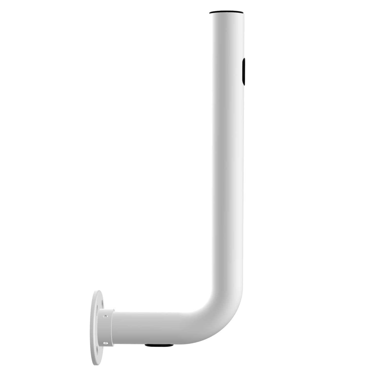 Adbamic Pole Mount, Electronics Pole for Outside Home Antenna Installation, 15inch Length., White