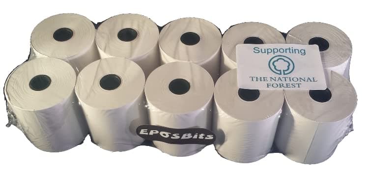 EPOSBITSBrand Rolls to Fit Sharp XE-A217B XEA-217B XEA217B XEA217 XE-A217 XEA-217 B Cash Register - 10 Rolls