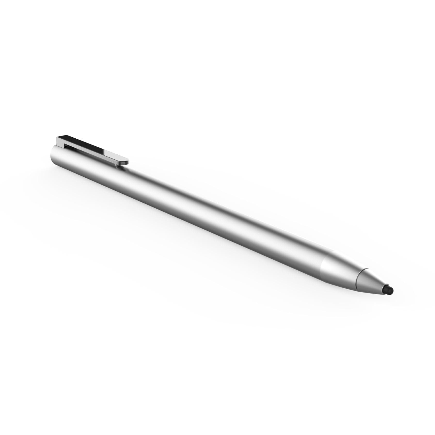 Adonit Dash 4, Multi-Device Stylus for iPad and Touchscreen, Duo Mode Active Digital Pencil with Palm Rejection, Compatible with iPad, iPhone, Android, and More- Matte Silver