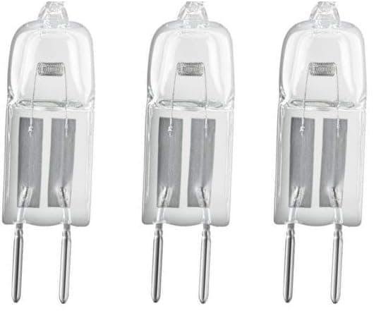 G4 OSRAM Halogen, 12V 20W Clear Capsule (NON-LED), Dimmable, Warm White 2700K for Chandeliers, Dentist light & Decorative fixtures (PACK OF 3)