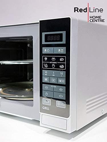 Sharp R-75MT(S) 900-Watt Microwave Oven with Grill, 220-volt (Not for USA), 25-Liter, Silver