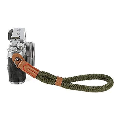 Camera Hand Wrist Strap, Wrist Strap for Sony A6000 A6300 A6500 Fujifilm X100F X100T X100S X100 X-T2 X-T10 X-T20 X-E2 X-E3 and other Mirrorless Cameras (Green)