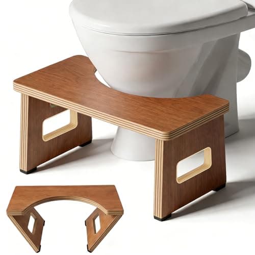 Folding toilet stool