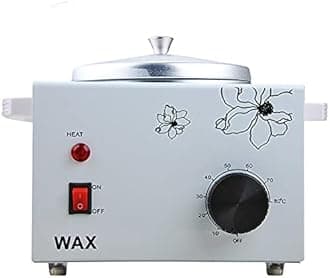 Single Pot Wax Warmer, Professional Electric Wax Heater Machine Facial Skin SPA Equipment with Adjustable Temperature Set