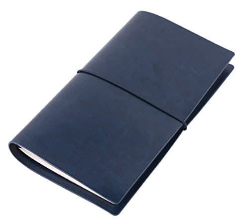 Small Refillable Travel Journal Blank Writing Notebook Diary, 20x12cm Office Product