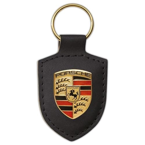 Porsche Key fob, crest, black