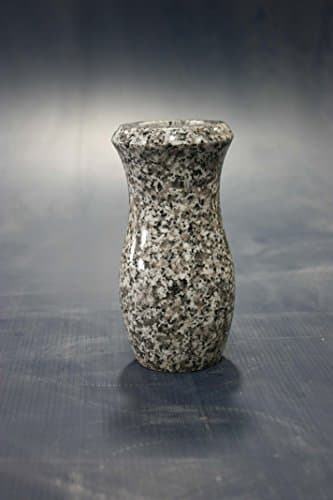 Granite Monument Flower Vase, Classic Gray Style-D
