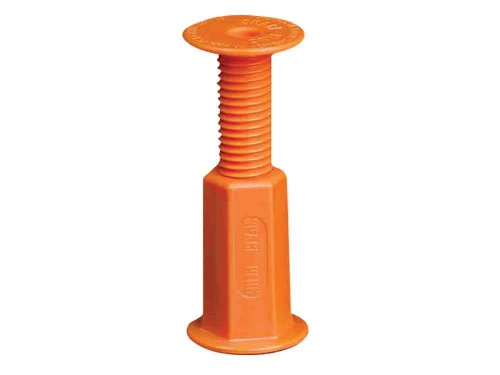 Space-Plug Adjustable Spacer Fixings (XL Size for 45-80mm Gaps), 10 Pack of Original Orange Spacers, Professional & DIY use for Kitchen, Bedroom, Bathroom & Furniture installations