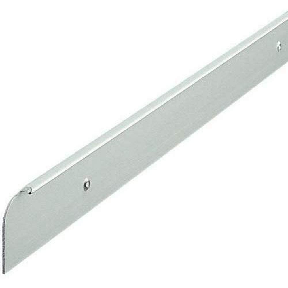 Kitchen Worktop Trim End Cap Matt Silver 40mm x 630mm