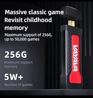 Play with Us Gamestick GD30 Video Game Console - 35,000+ Classic 2D/3D Games, Wireless Controllers, HDMI Output