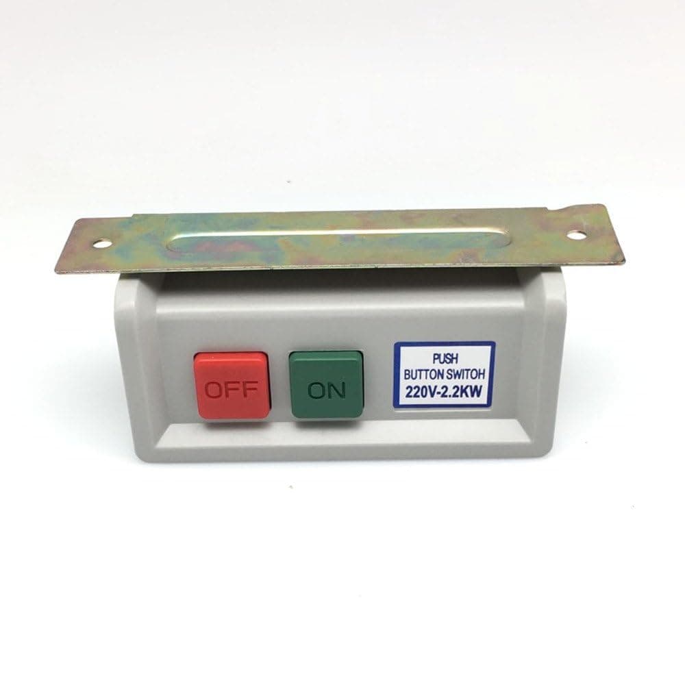 SSS Push Button Switches ON/Off for Industrial Sewing Machine (White) Compatible for Industrial Sewing Machine Motor 220V