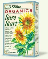 EB Stone Organics Sure Start Fertilizer 4 lbs.