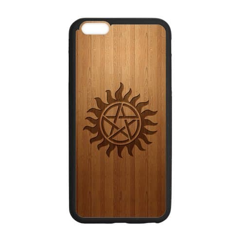 Custom Supernatural Phone Case Cover Protection For iphone 6 plus , TPU, 5.5 inch, Black / White
