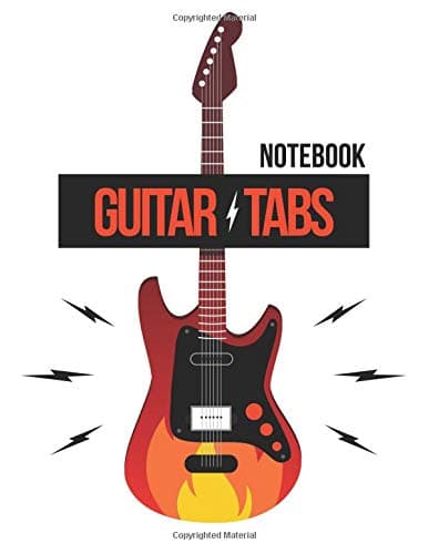 Guitar Tabs Notebook: ~ For Guitar Player | 6 Strings Guitar Chord and Tablature Staff | 120 Pages