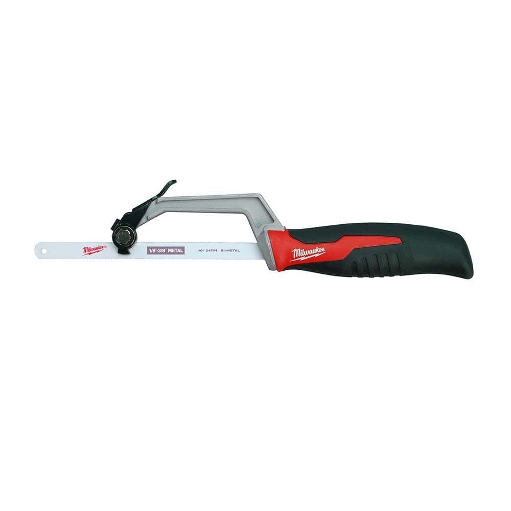 48-22-0012 Compact Hack Saw 10-Inch,Red Black