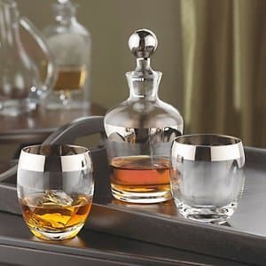 Madison Avenue Whiskey Decanter Set
