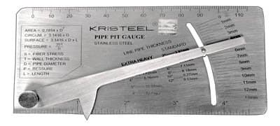 KRISTEEL Pipe Pit Gauge