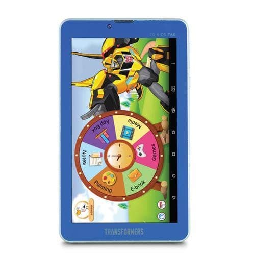 TOUCHMATE 7" Transformers 3G Calling Quad Core Tablet,1 GB RAM 16 GB Built-In Storage, Dual Sim Slot, Android Nougat 7.0, Multi Touch-Screen Tab, Built-in GPS & FM Radio, Bluetooth V4.0 3.5mm Jack