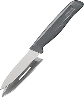 Paring Knife, 9cm/3.5in, Sharp German Stainless Steel with Sustainable Wheat Straw Non Slip Handle, Cover for Safety, Professional Kitchen Knife/Vegetable Knife, Dishwasher Safe