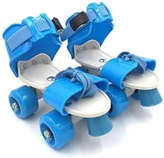 Boy Roller Skates For Kids Age Group 5-15 Years Adjustable Inline Skating Shoes, Blue