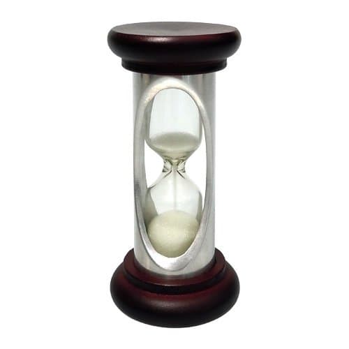 Sand Timer - 1 Minute, Wood & Metal