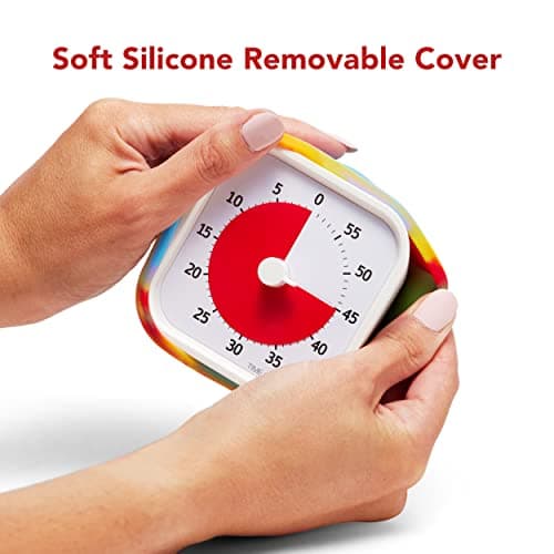 TIME TIMER Silicone Cover, Tie Dye, 9 x 5 x 9 cm
