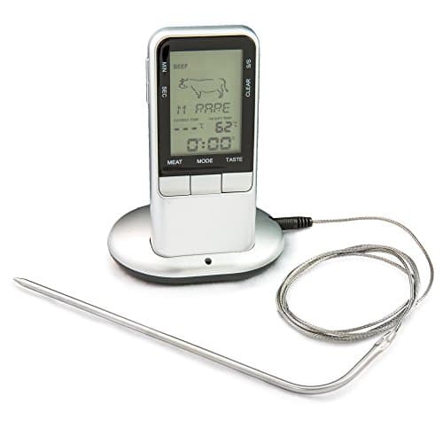 Kitchen Eze Wireless Meat Thermometer-Best Oven & Grill & BBQ, Smoker/Roasts, Steaks, Beef, Pork, Fish, Hamburgers