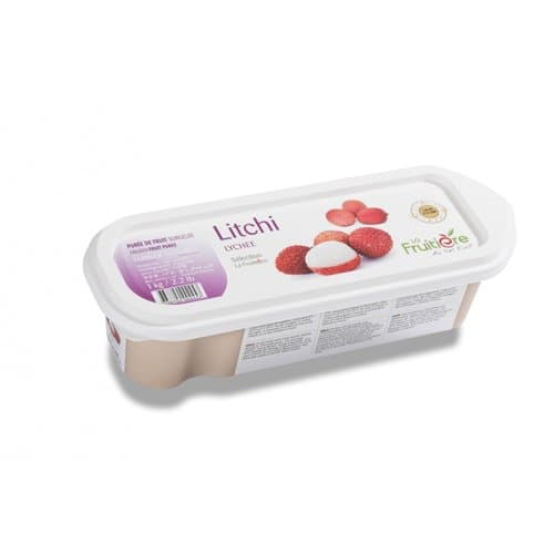 Lychee Nut Fruit Puree Frozen - 2 x 1 Kilo Per Case