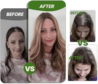 HAIR Toppers for Women Real Human Hair 150 Density 14 inch 65 grams 6x7 inch Natural Black to Chocolate Brown and Caramel Blonde lace Silk Base Clip in Hair Pieces for Women（#1B427 14inch）