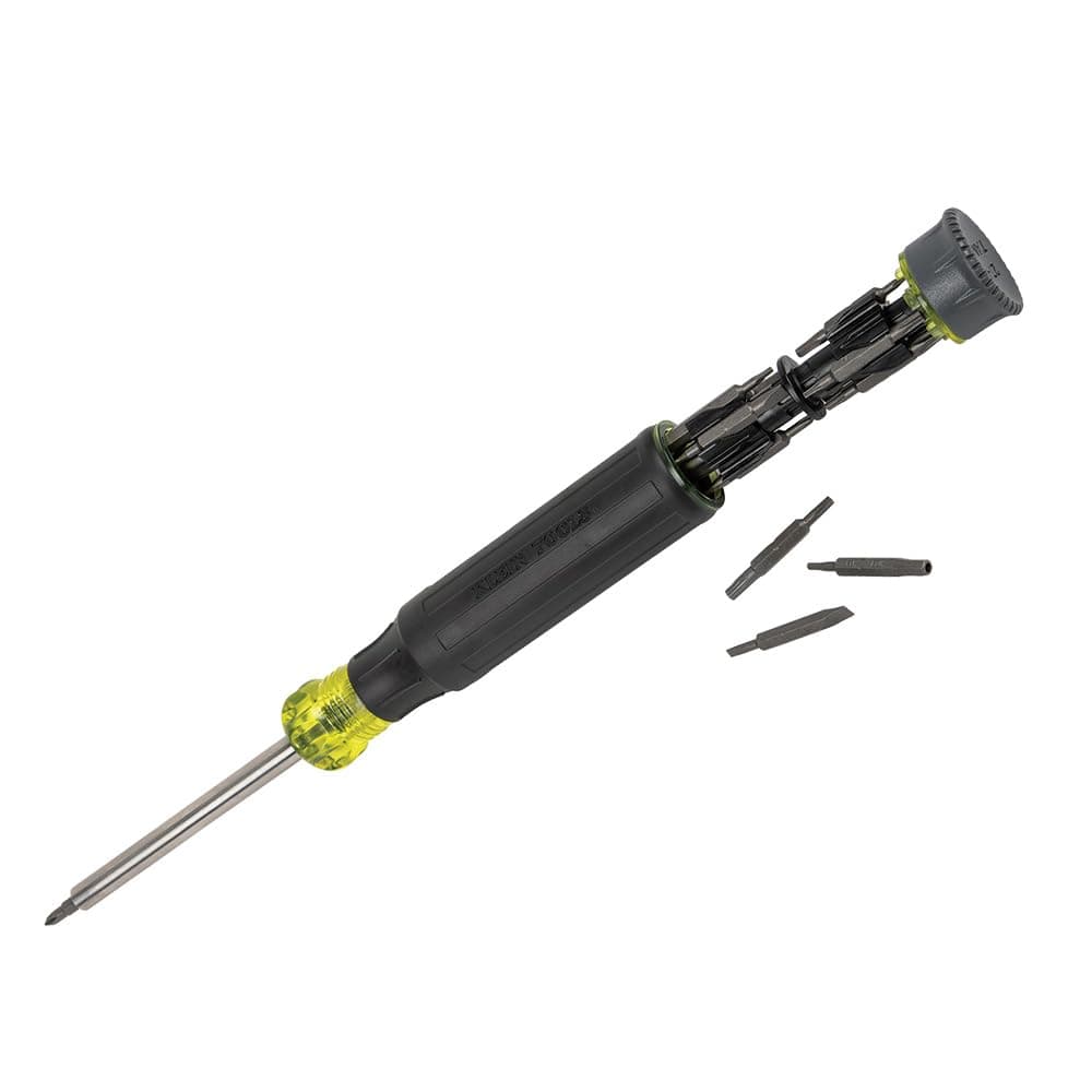 Klein Tools 32328 Precision Screwdriver, 27-in-1 Multi-Bit Screwdriver, Bits ...