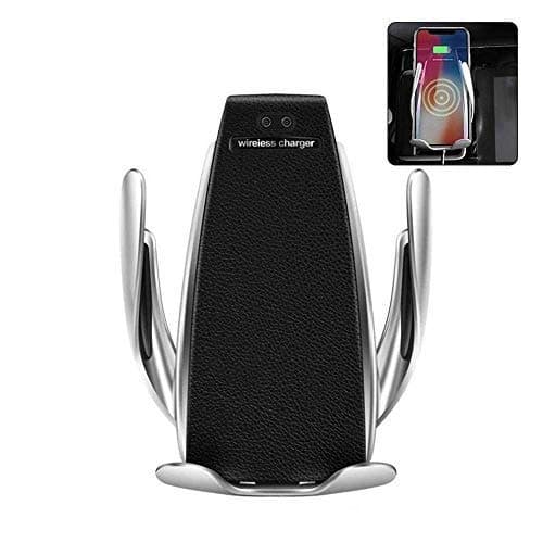Kanget 10W Automatic Clamping Wireless Car Charger Mount Holder for Android, Google Pixel and iOS Smartphones (Black)