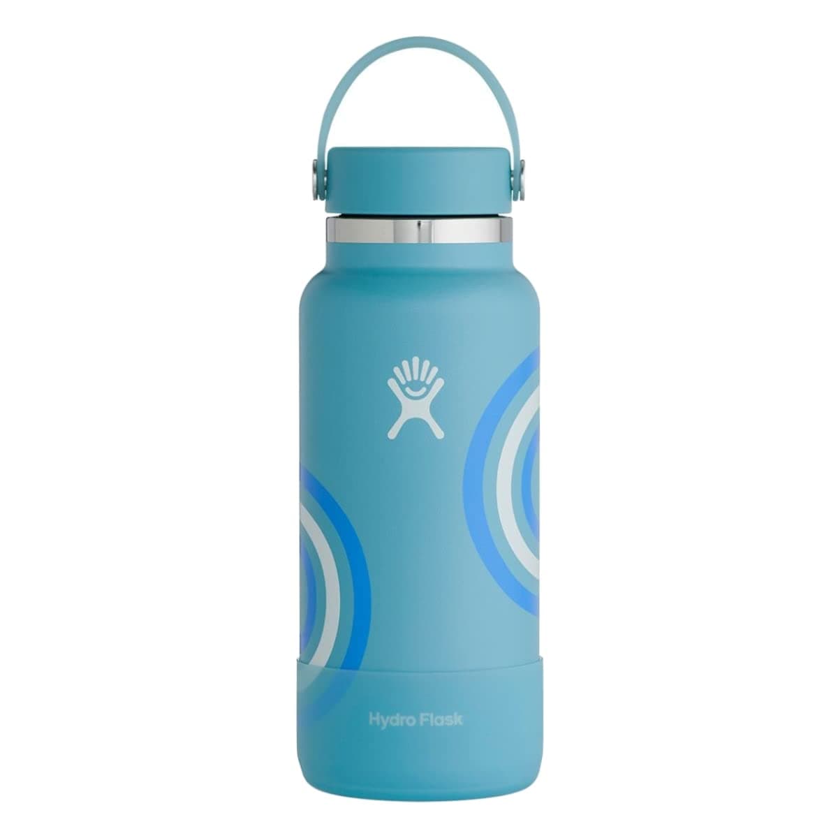 Flex Cap Bottle with Boot - Stainless Steel Reusable Water Bottle - Vacuum Insulated - 32 oz (Teal)