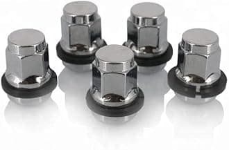 Kylo Chrome Plated Stainless Steel Anti-Rust Wheel Nuts Superior Chrome Finish| Compatible with Honda City, Civic, Jazz, Mobilio, WRV, Elevate (Pack of 8)