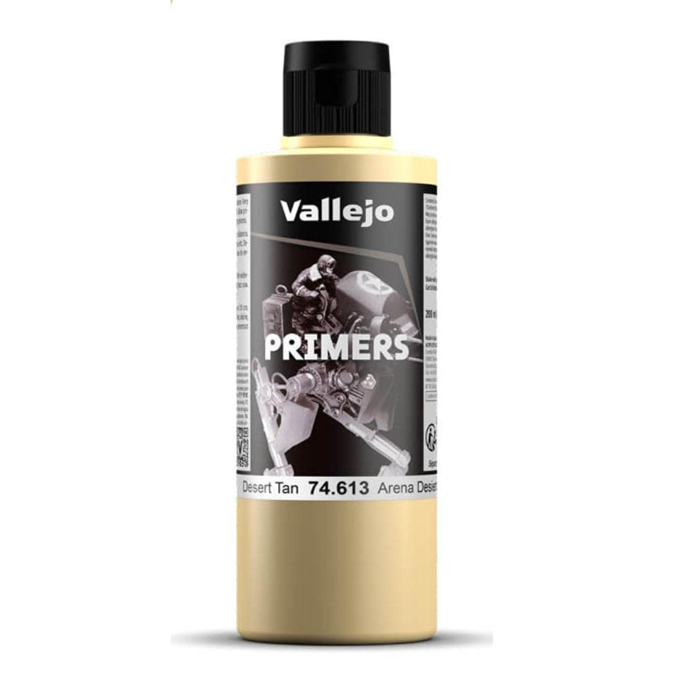 Vallejo Model Color 200 ml Polyurethane Primer - Desert Tan Base