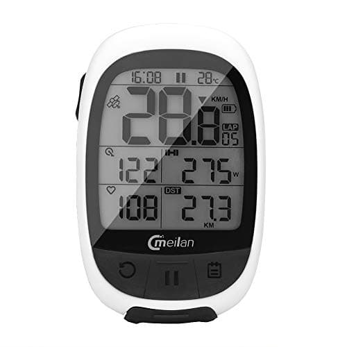 MEILAN M2 Bluetooth Wireless Bike Computer IPX6 Waterproof Bicycle Computer Odometer Accurate Speed Tracking Motion Speedometer for Sports ANT+ Communication Protocol for Wireless Data Transmission