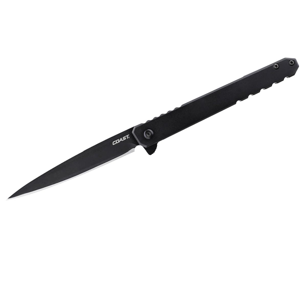 Founder's Collection ORIGIN EDC LX532 Folding Pocketknife, Flipper Tab, Frame Lock, Pocket Clip, Stainless-Steel, Black