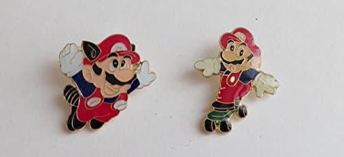 2 Super Mario Metal Pin Badge Set ~