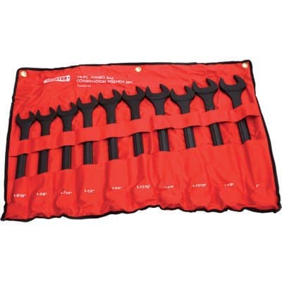 Ironton Jumbo Wrench Set - 10-Pc. SAE
