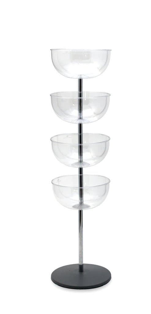 KD-IMPULSE-1P-B - 4 Bowl Impulse Fixture Polished Chrome