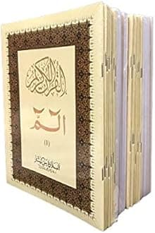 Para Set (1-30) Complete set WITH BOX | 9 Line Quran | Large Script | Deluxe Edition by Al Balagh | پارہ سیٹ - مکمل 30 جلد