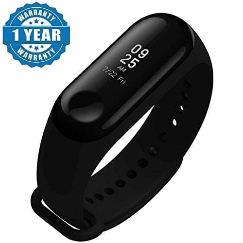 Captcha M3 Band Bluetooth 4.0 Sweatproof Smart & Sleek Fitness Wristband with Heart Rate Monitor Tracker