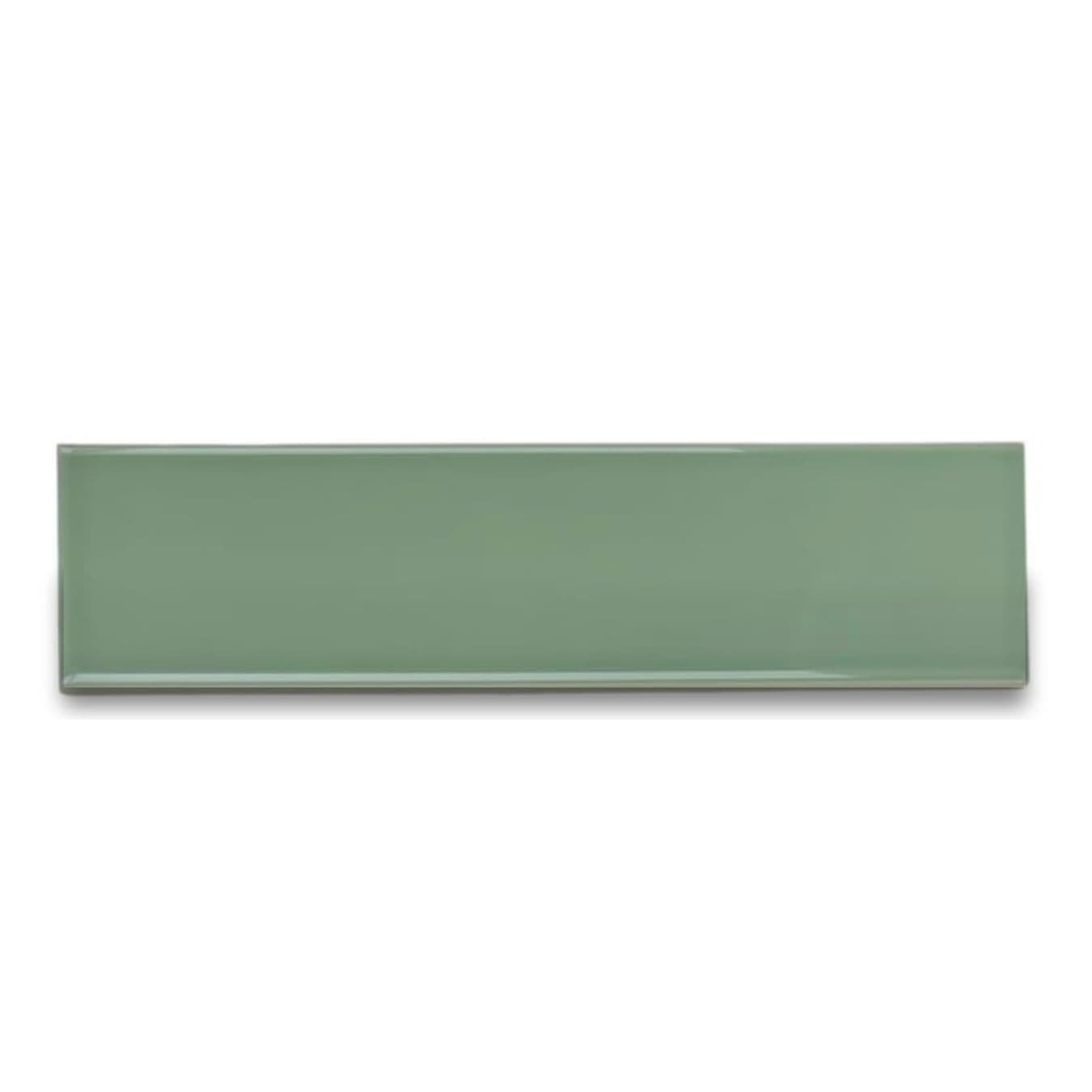 Tenedos 3x12 Olive Green Ceramic Subway Tile for Kitchen Backsplash, Bathroom Shower Walls, Fireplace Surround, Accent Decor – 12 Sq. Ft. per Box