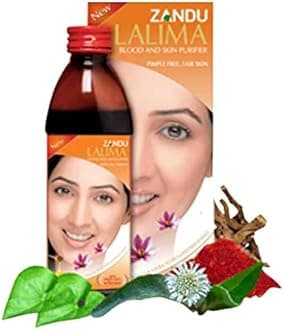 Zandu Lalima Blood and Skin Purifier Syrup (500 ml) X 2