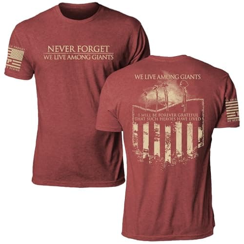 Til Valhalla Project We Live Among Giants Graphic Tee | Veteran Owned & Operated | Proudly Printed in The USA