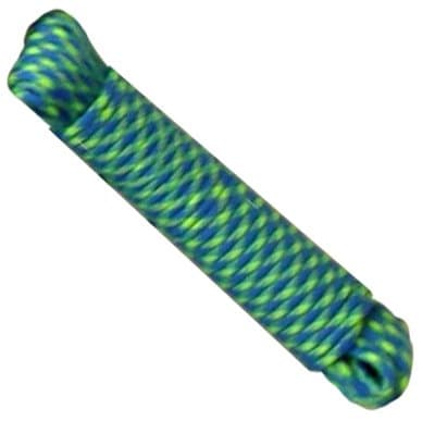 SecureLine 5/32 in. Dia. x 50 ft. L Blue/Yellow Braided Nylon Paracord