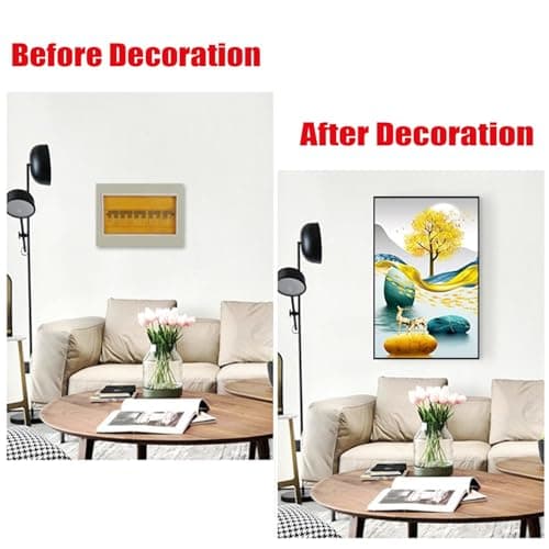 Electrical Panel Cover Decorative, Breaker Box Cover Decorative, Meter Box Decorative Painting, Wall Mounted Hide Fuse Box Cover Cabinet(D,50x60cm/20x24in)